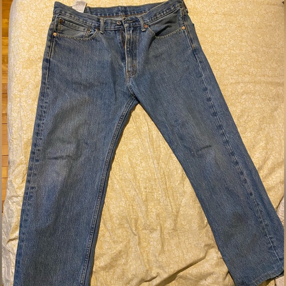 Levi’s 505 jeans 34x30 light wash - Picture 3 of 4